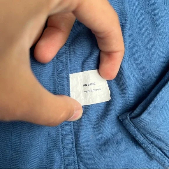 Gap Cotton Large Blue button down 100% cotton - Picture 4 of 4